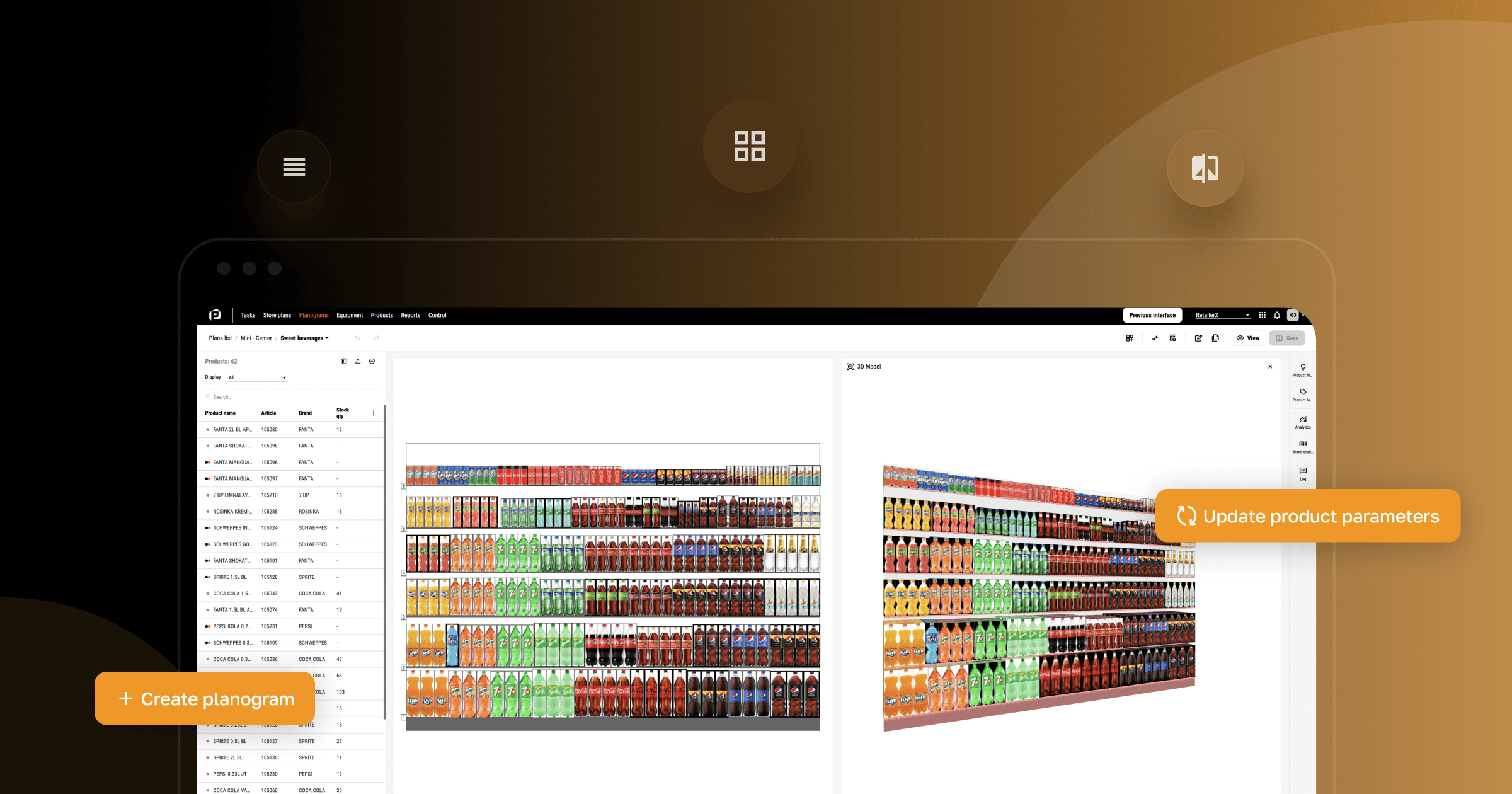 PlanoHero interface update