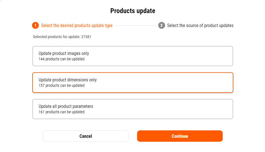 Оновлення товарів в сервісі PlanoHero