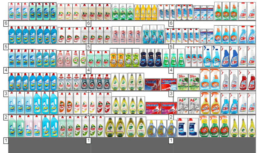 Викладка миючих засобів