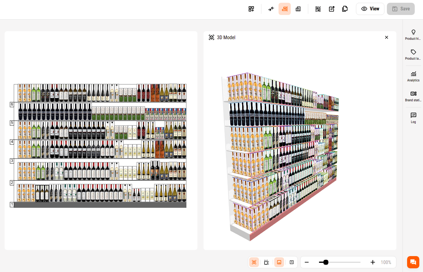 Планограмма вина