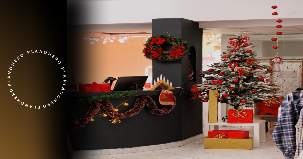 Layout in Stores During Christmas Sales